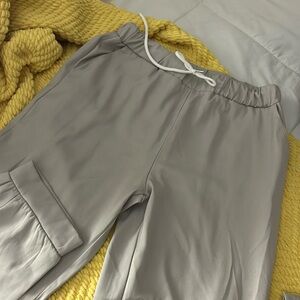 Jogger pants dressy with jacket